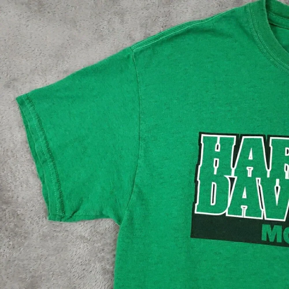 Harley Davidson T Shirt Short Sleeve Lynchburg TN Green Biker Men's Sz M